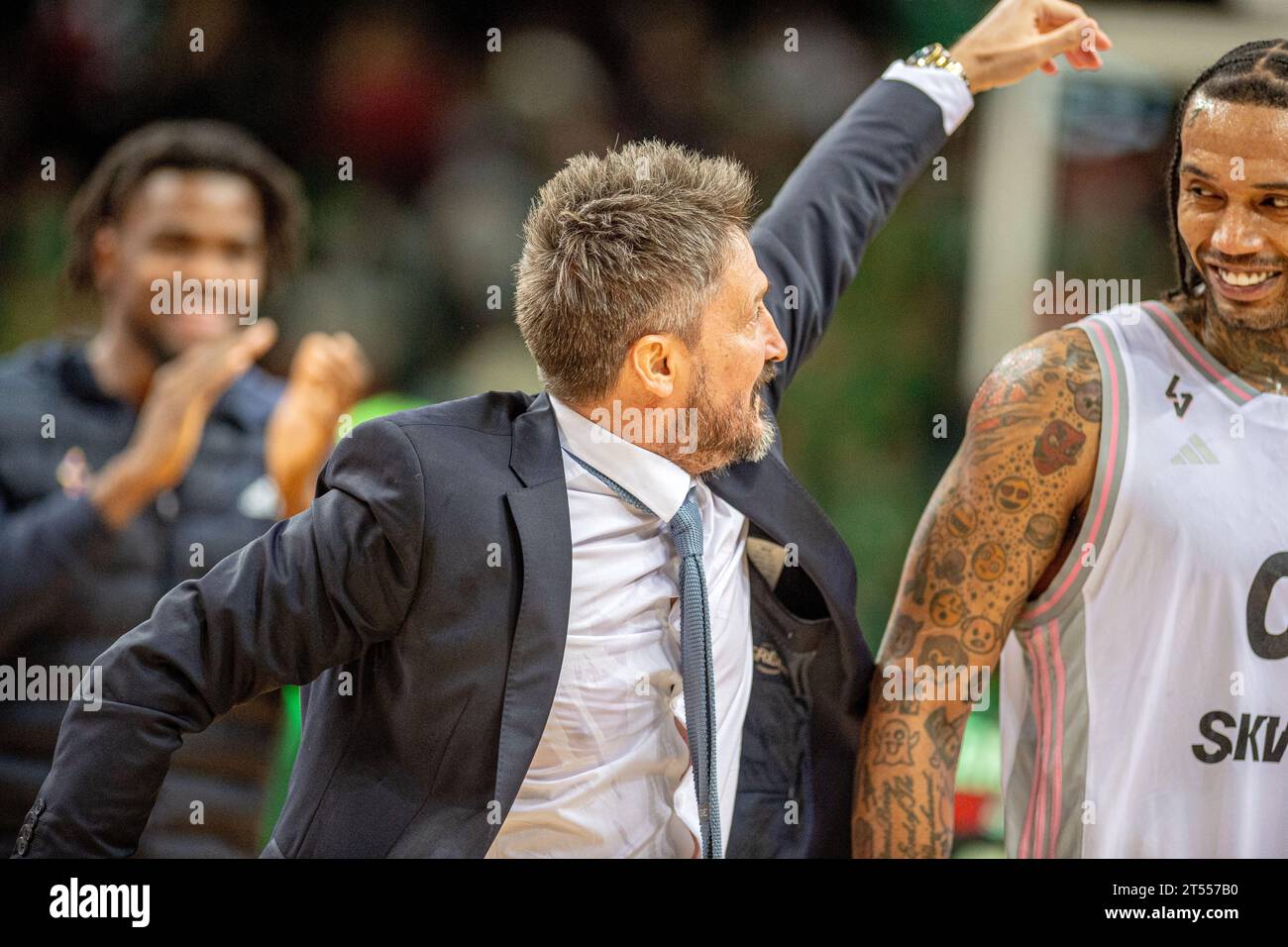 2023 11 02. Kaunas, Lituania. Euroleague Basketball. Zalgiris Kaunas vs. ASVEL Vilerban - 88 - 91. Foto Stock