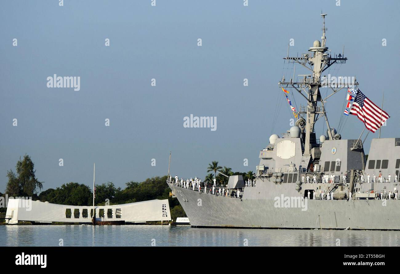 HAWAII, base congiunta Pearl Harbor-Hickam, Pearl Harbor, marinai Foto Stock