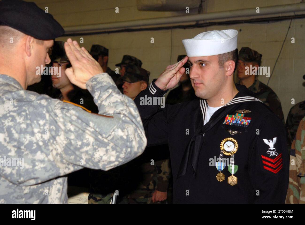 I-35 Bridge Collapse Site, Joint Service Achievement Medal, Minneapolis, Minnesota Commendation Ribbon, Mobile Diving and Salvage Unit (MDSU) 2, Recovery Operations, virginia Beach Foto Stock
