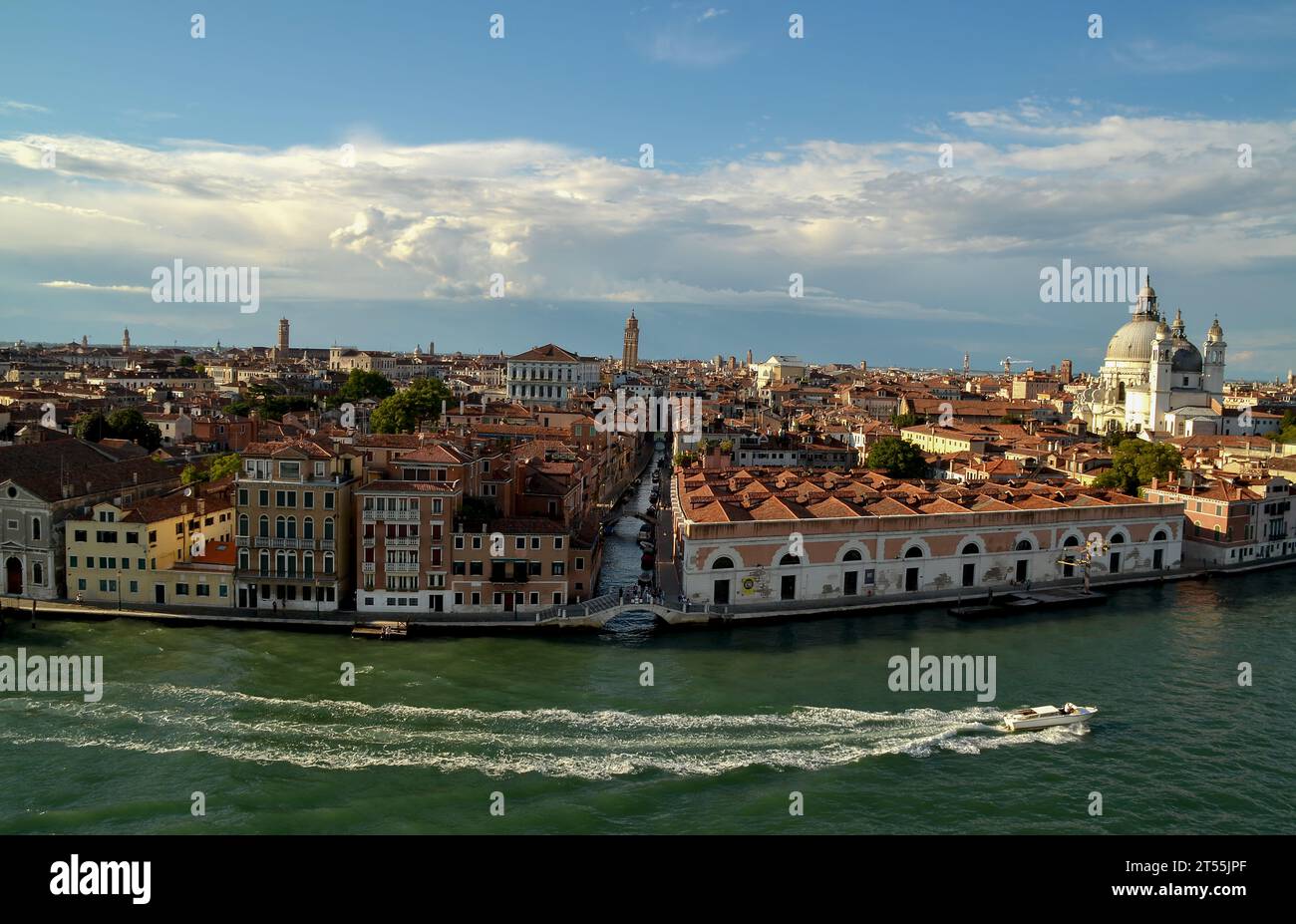 La città galleggiante di Venezia Italia Foto Stock