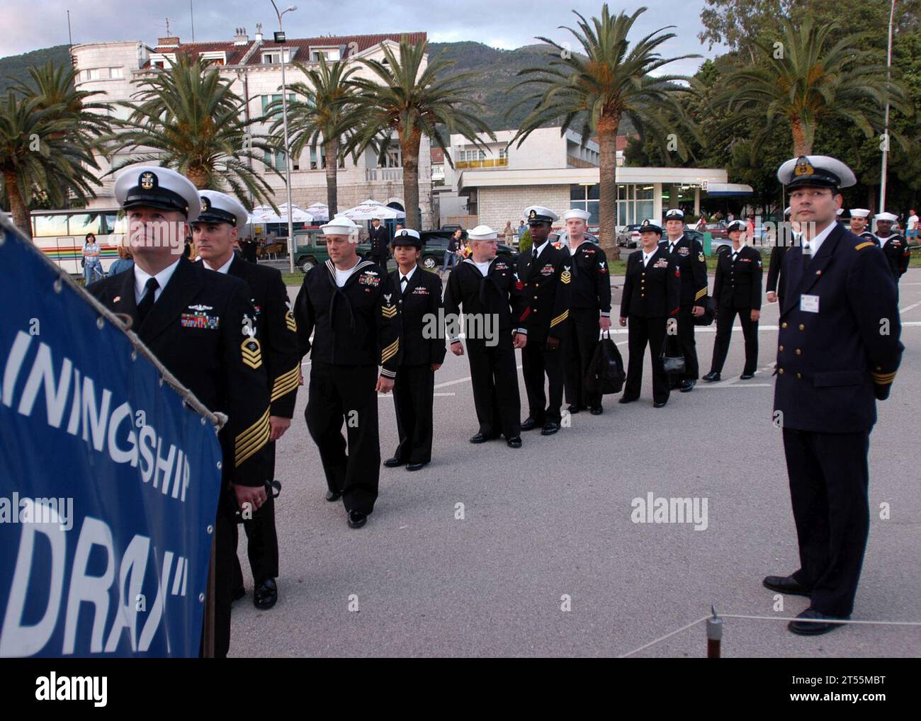 Jadran, USS Emory S. Land Foto Stock