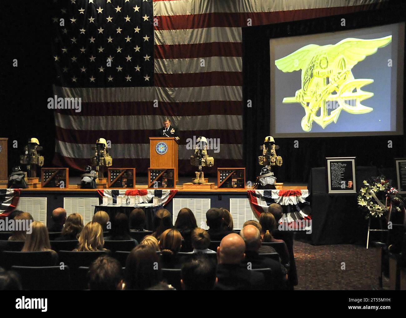 JEB Little Creek-ft.Story, memoriale, Naval Special Warfare, New South Wales, SEAL Foto Stock