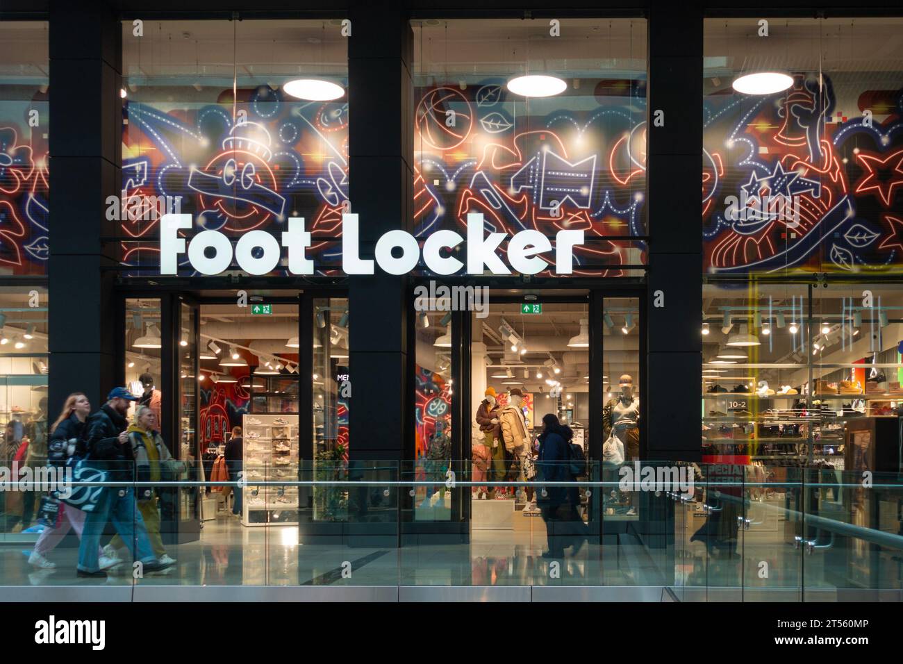 Foot Locker, westfield stratford, londra, regno unito Foto Stock