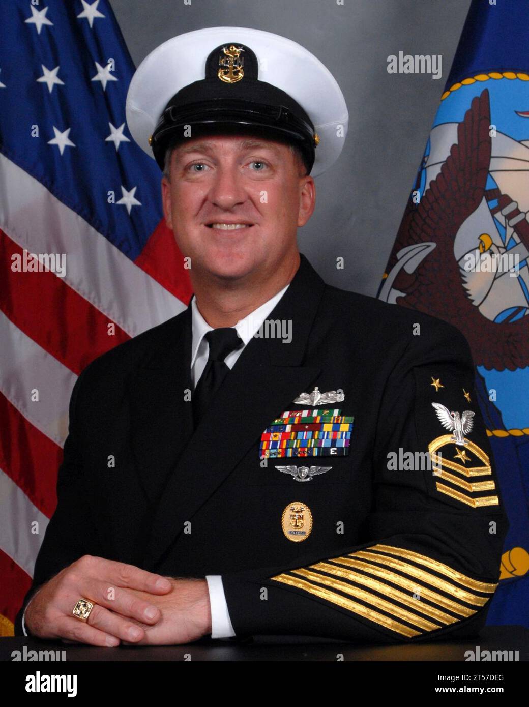 US Navy U.S. Fleet Forces Command Fleet Master Chief Foto Stock