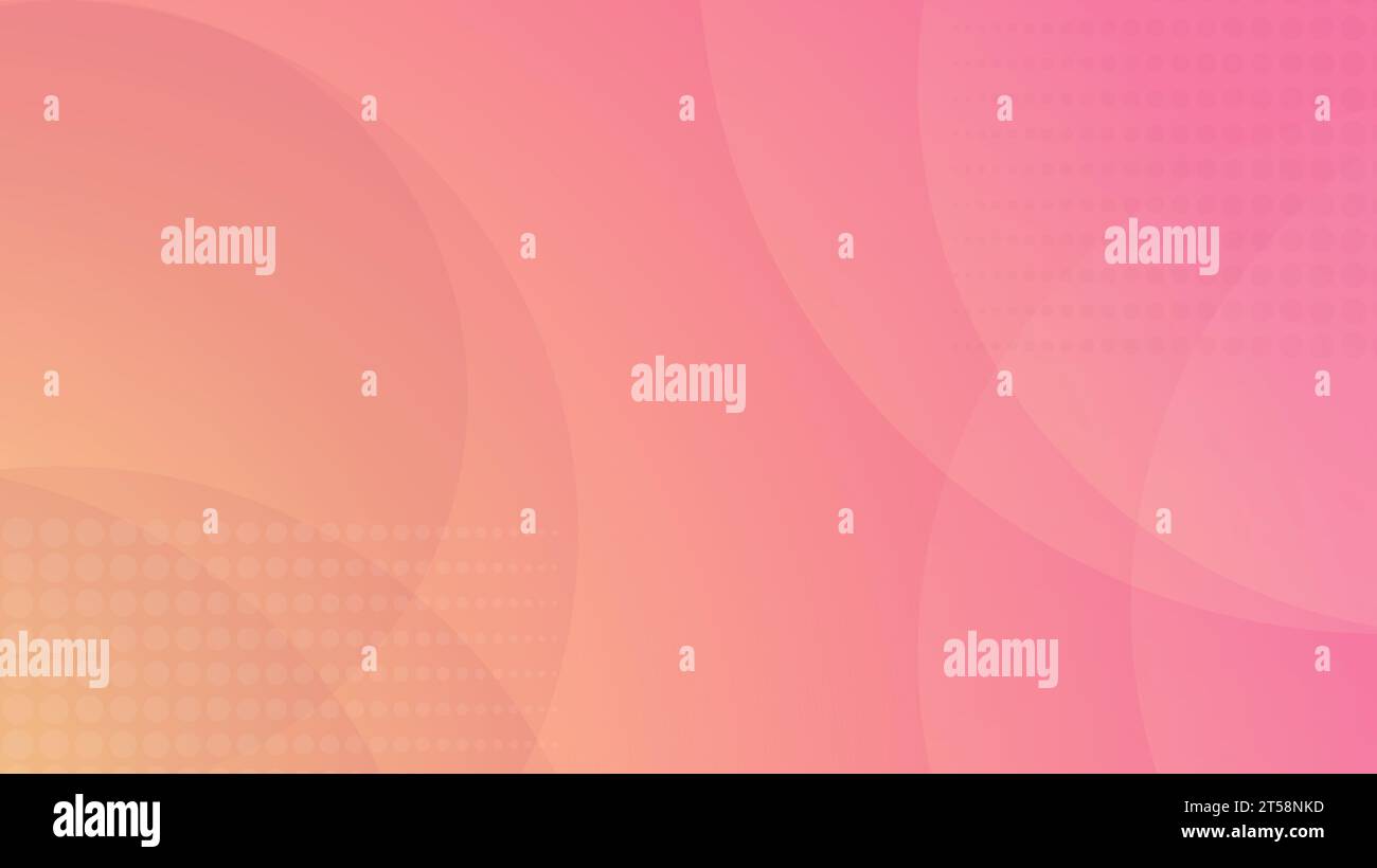Sfumatura giallo-rosa con linee curve bianche. Sfondo per banner, poster, screensaver, scenari e idee creative Illustrazione Vettoriale