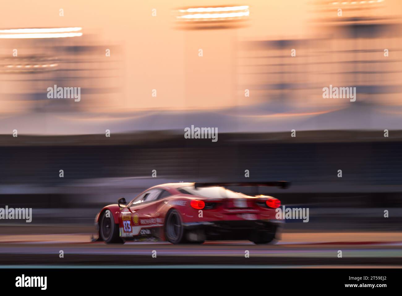 SAKHIR, BAHREIN. 3 NOVEMBRE 2023. RICHARD MILLE AF CORSE FERRARI. AHMAD ALSHEHAB/ Alamy Live News Foto Stock