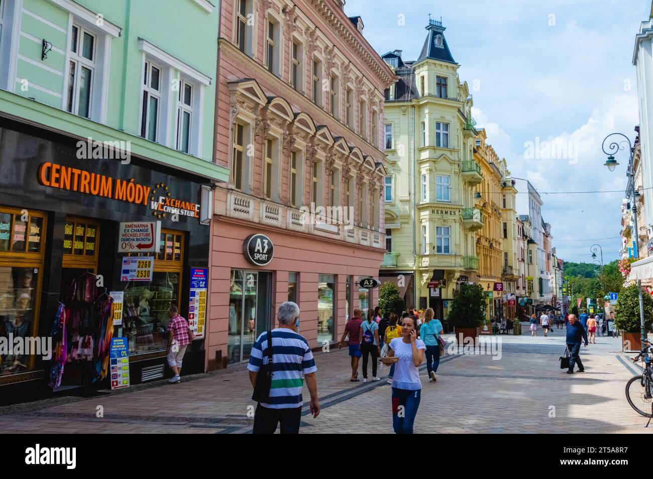 La città di Praga è la capitale della Repubblica Ceca per vacanze tutto l'anno, con molti monumenti antichi e un clima eccellente, città di Praga, Repubblica Ceca Foto Stock