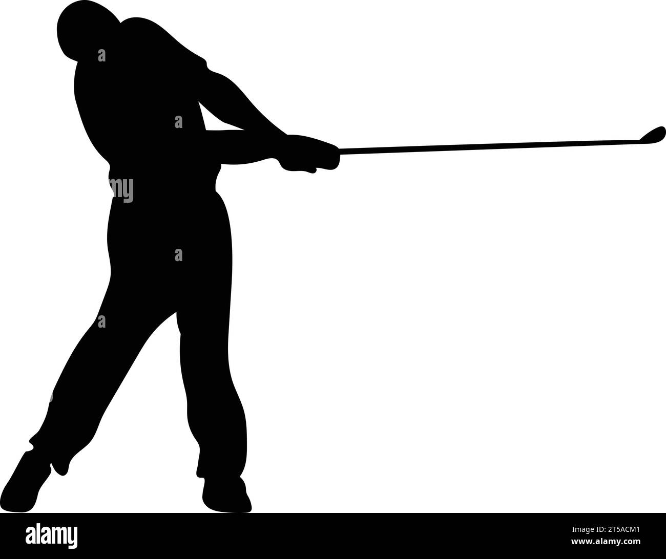 icona della persona che gioca a golf disegno illustrativo vettoriale Illustrazione Vettoriale