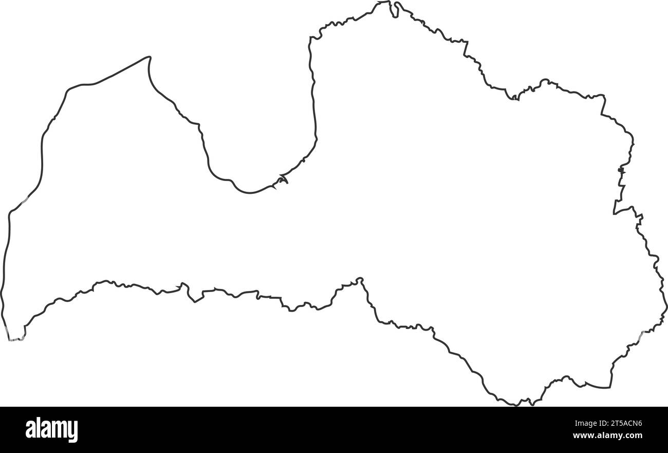 Icona mappa Lettonia disegno illustrativo vettoriale Illustrazione Vettoriale