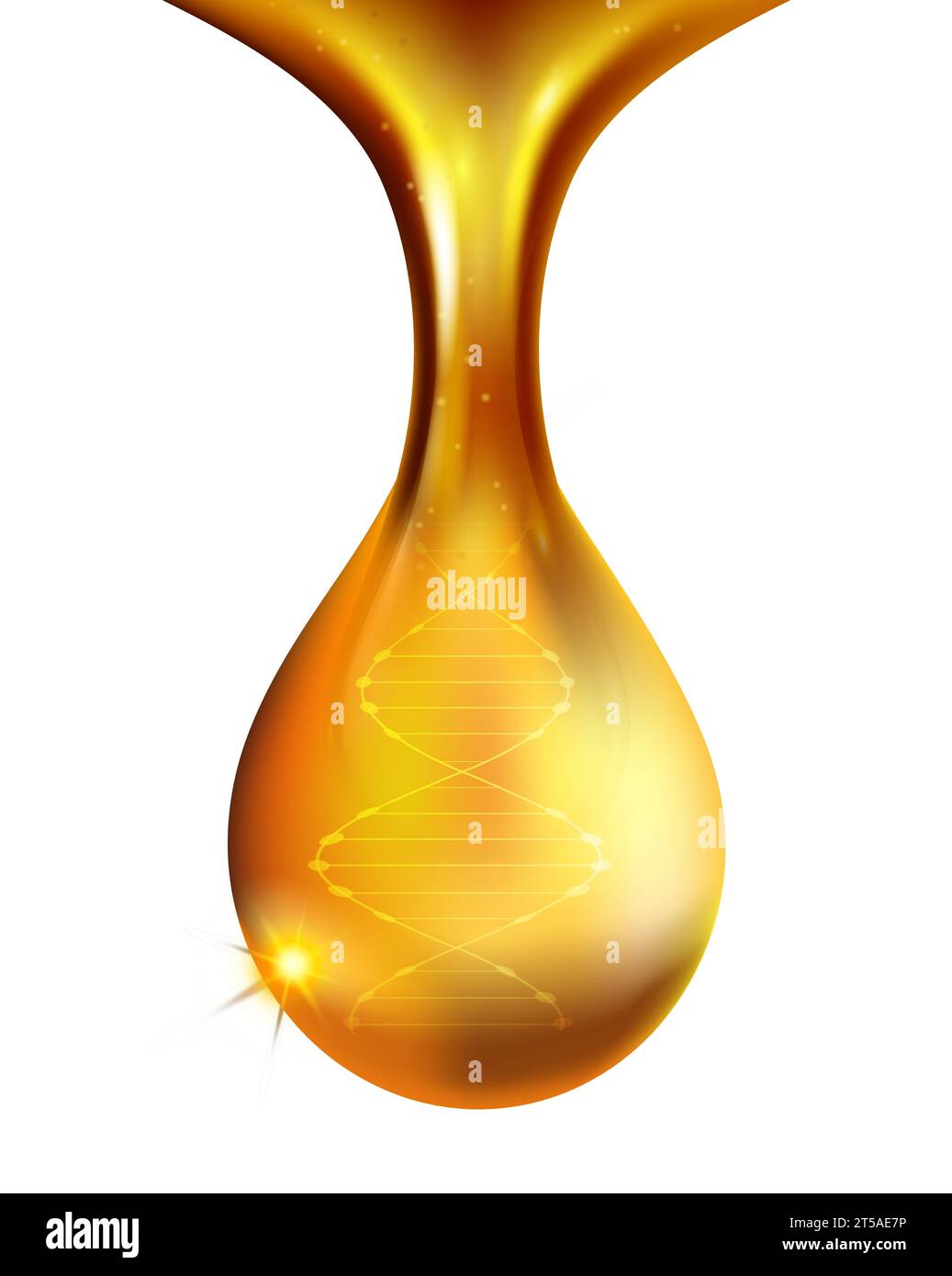 Goccia di olio olio lubrificante motore Vector liquido. Gocciolamento di olio o combustibile sintetico o minerale, caduta di gocciolamento della lubrificazione industriale della benzina. Benzina Foto Stock