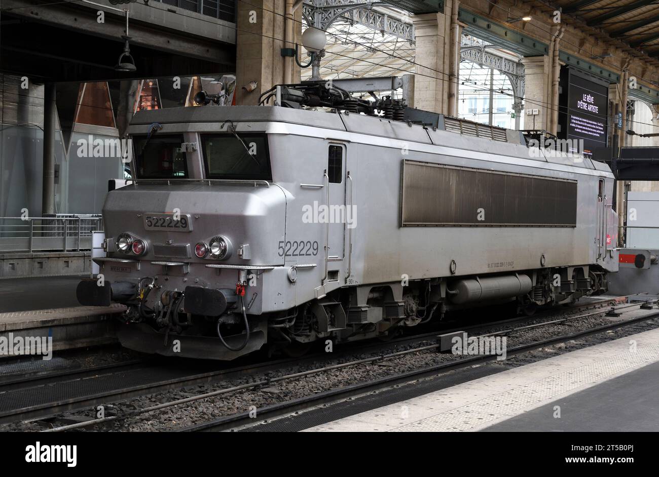 sncf;locomotiva elettrica;classe 22200;522229;gare du nord;parigi;francia; Foto Stock