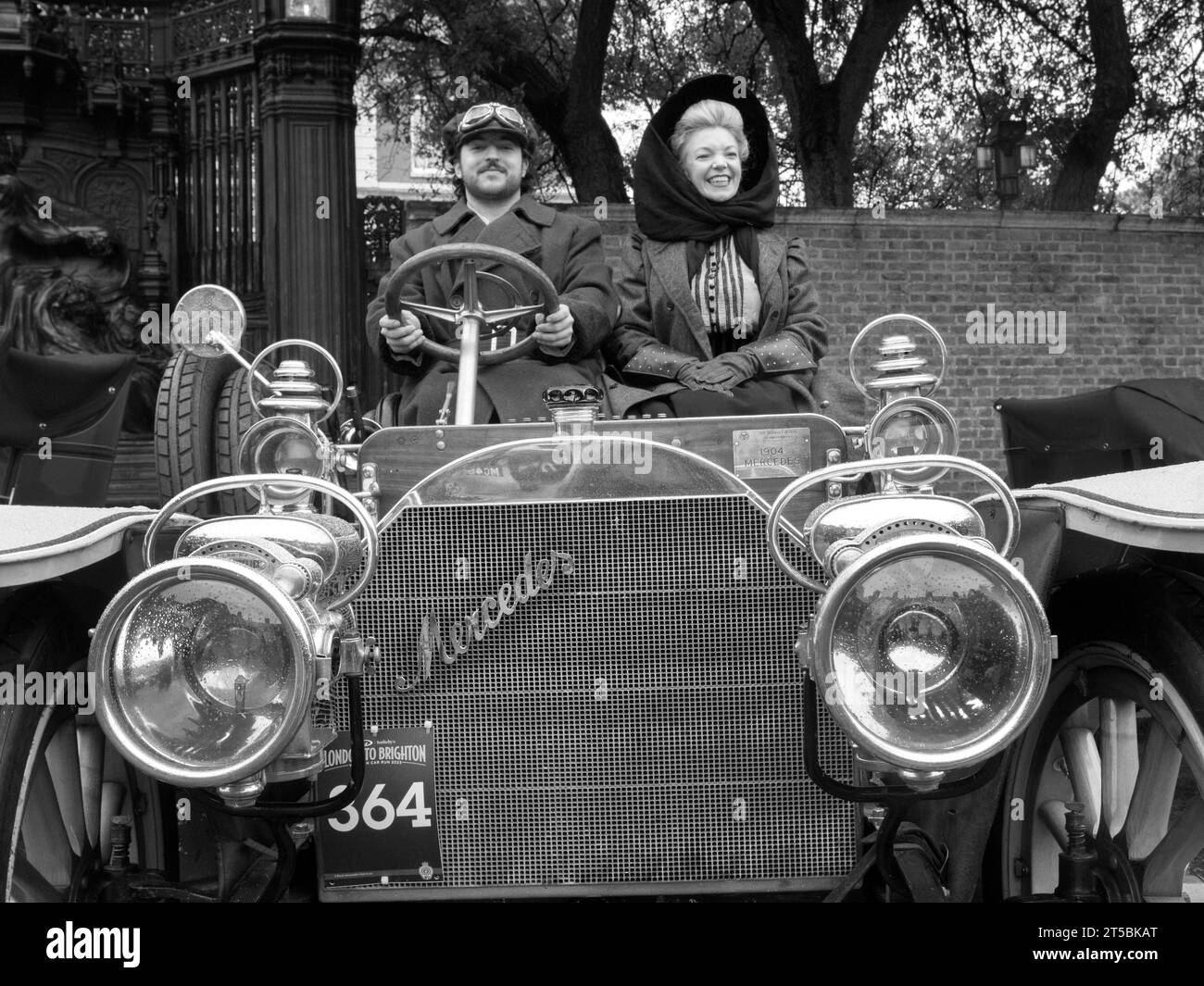 2023 St James's International Concours Londra Regno Unito. Auto d'epoca che partecipano alla London to Brighton Run Foto Stock