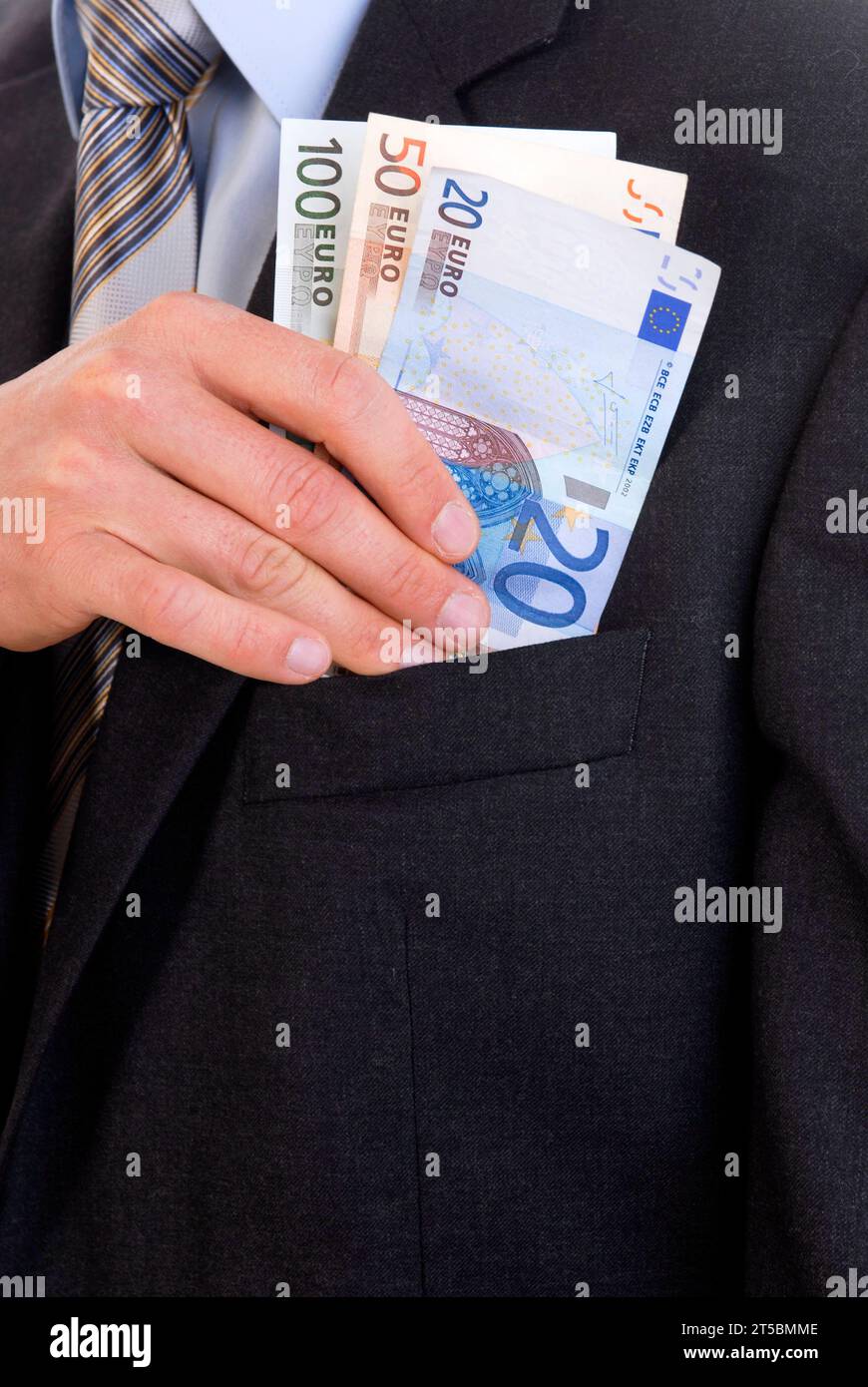 Businessmann mit Geld in der Hand- Bestechung, BLF *** uomo d'affari con soldi in mano Bribery, BLF 07010516 x Credit: Imago/Alamy Live News Foto Stock