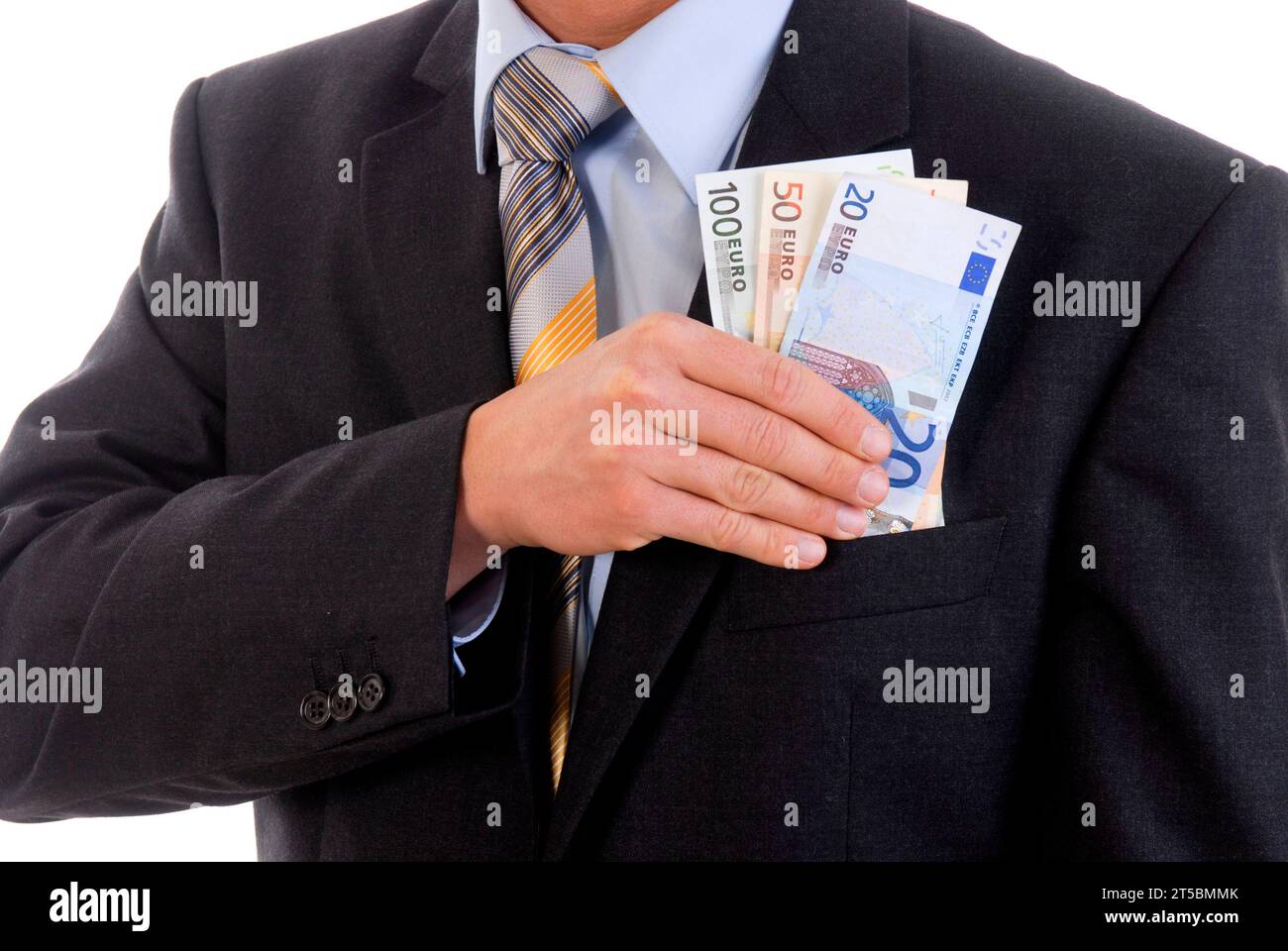 Businessmann mit Geld in der Hand- Bestechung, BLF *** uomo d'affari con soldi in mano Bribery, BLF 07010510 x Credit: Imago/Alamy Live News Foto Stock