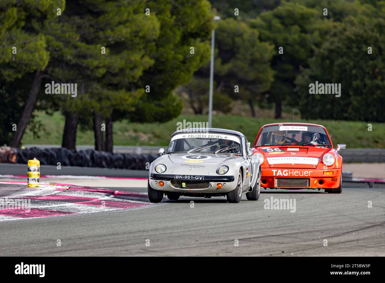 04 ETCHEVERRY Michaela fra, BRIFFA Cathy fra, LACOSTE Charlotte fra, PASCALOU RACING/CRUBILE SPORT Lotus Elan GTS 10, azione durante la 2 Tours d'Horloge 2023 storica gara a le Castellet sul circuito Paul Ricard dal 3 al 5 novembre, Francia - foto Marc de Mattia/DPPI Credit: DPPI Media/Alamy Live News Foto Stock