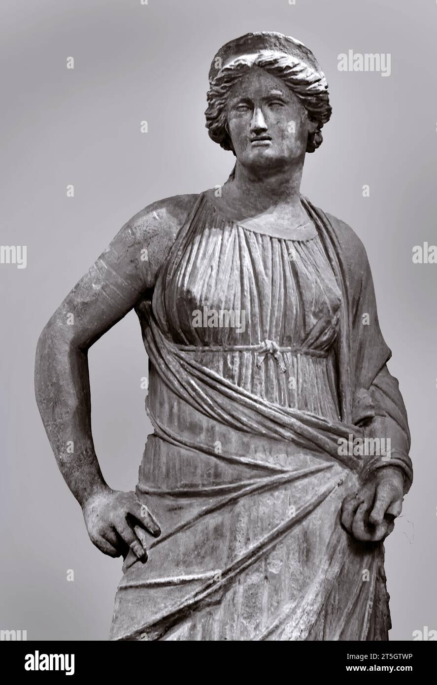 Divinità femminile identificata come Venere divinità protetta del dittatore Lucius Cornelius sulla i secolo d.C. Lucius Cornelius sulla Felix, comunemente noto come sulla, era un generale romano e statista. Ha vinto la prima guerra civile su larga scala a Roma museo Archeologico Nazionale di Napoli Italia. Foto Stock