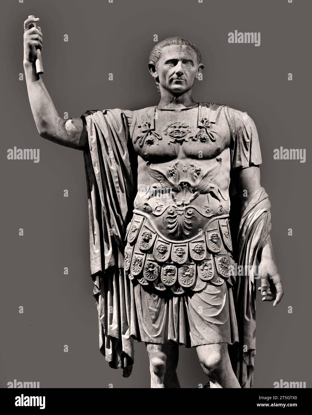 Marco Holconius Rufus fu un'importante figura pubblica a Pompei tra l'inizio del i secolo e il i secolo d.C. museo Archeologico Nazionale di Napoli Italia. ( Interpretato in uniforme militare ) Foto Stock
