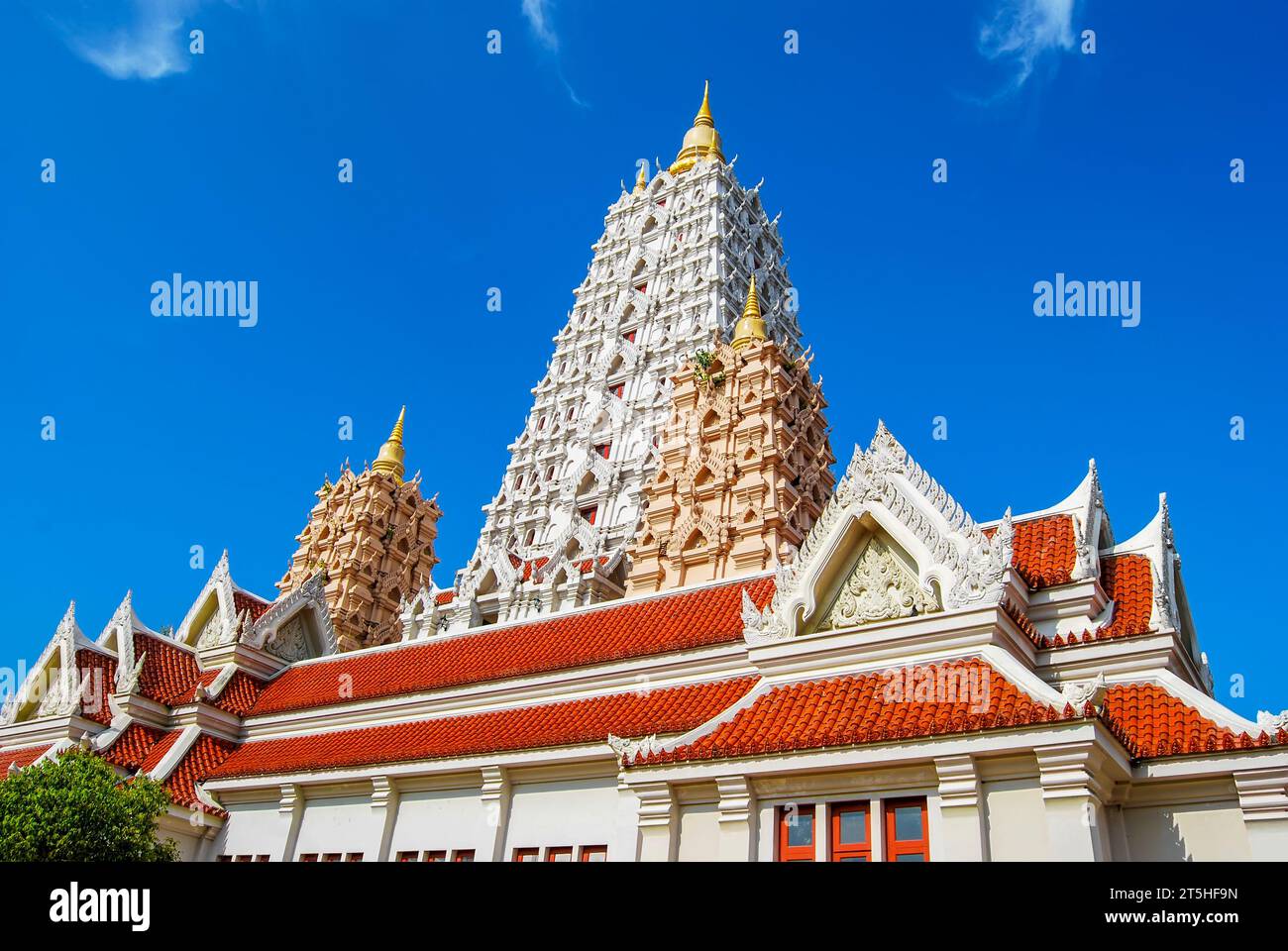 Tempio di Wat Yansangwararam. Pattaya. Thailandia Foto Stock