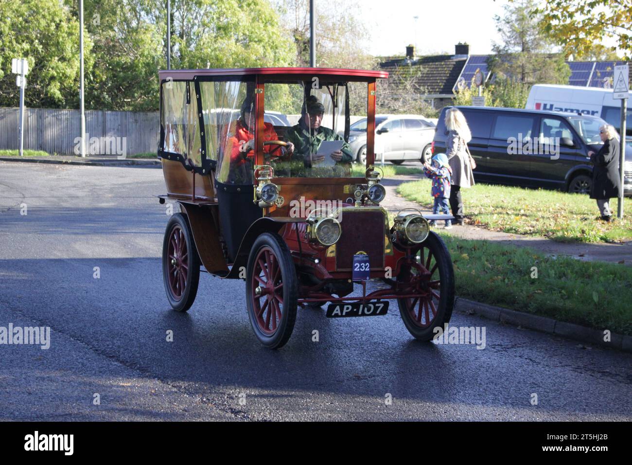 1903 Clement partecipa alla corsa di auto veterane da Londra a Brighton del 2023 Foto Stock