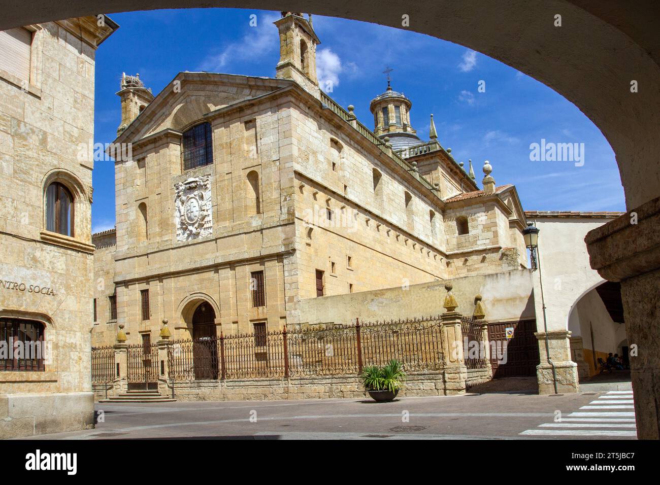 La città spagnola di Ciudad Rodrigo in Spagna Foto Stock