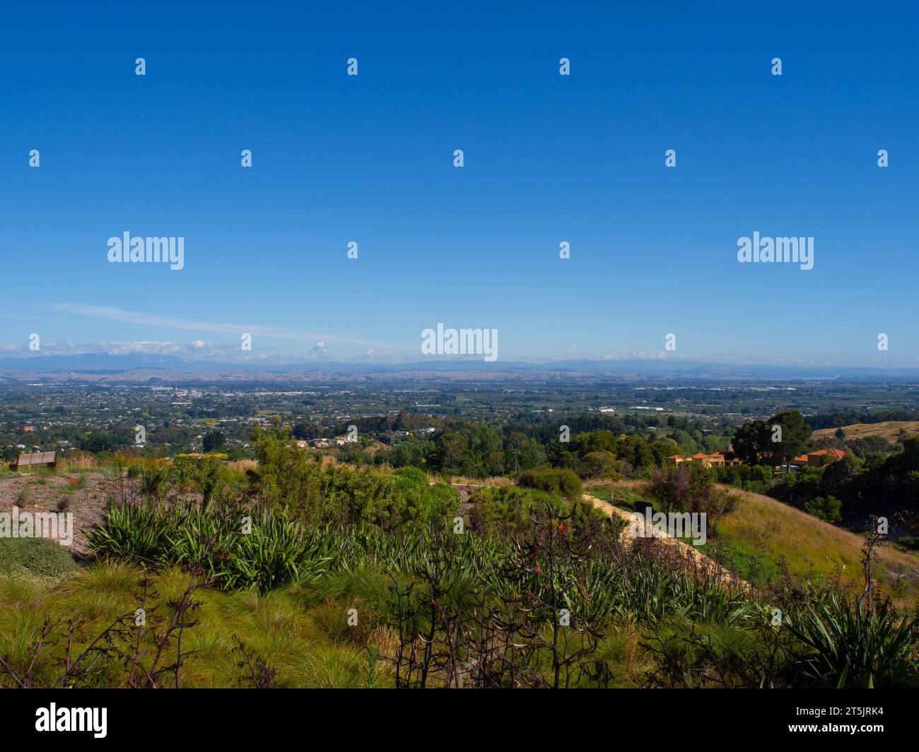 Hawkes Bay Landscape Foto Stock