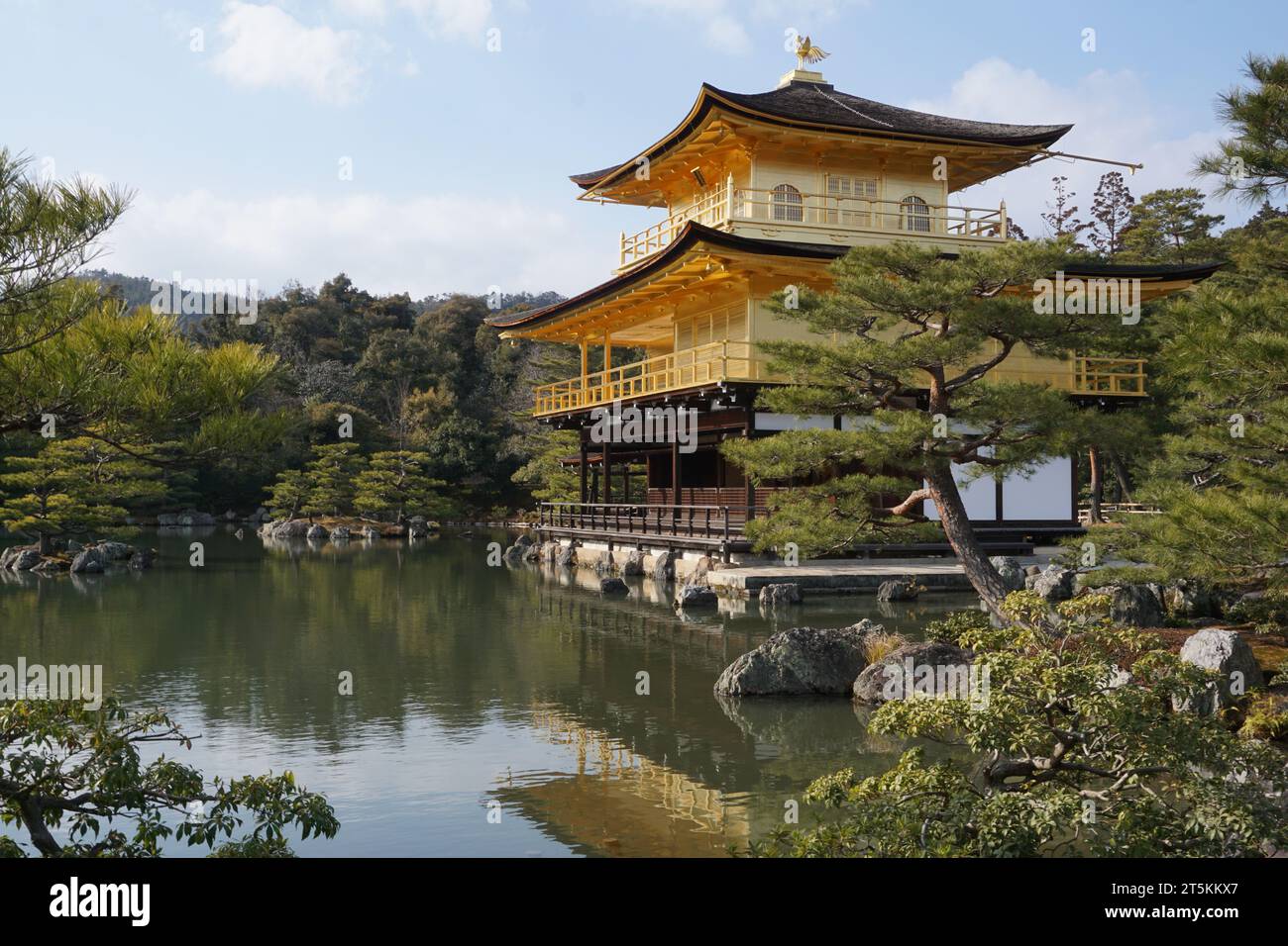 Un momento sereno a Kyoto in Giappone Foto Stock