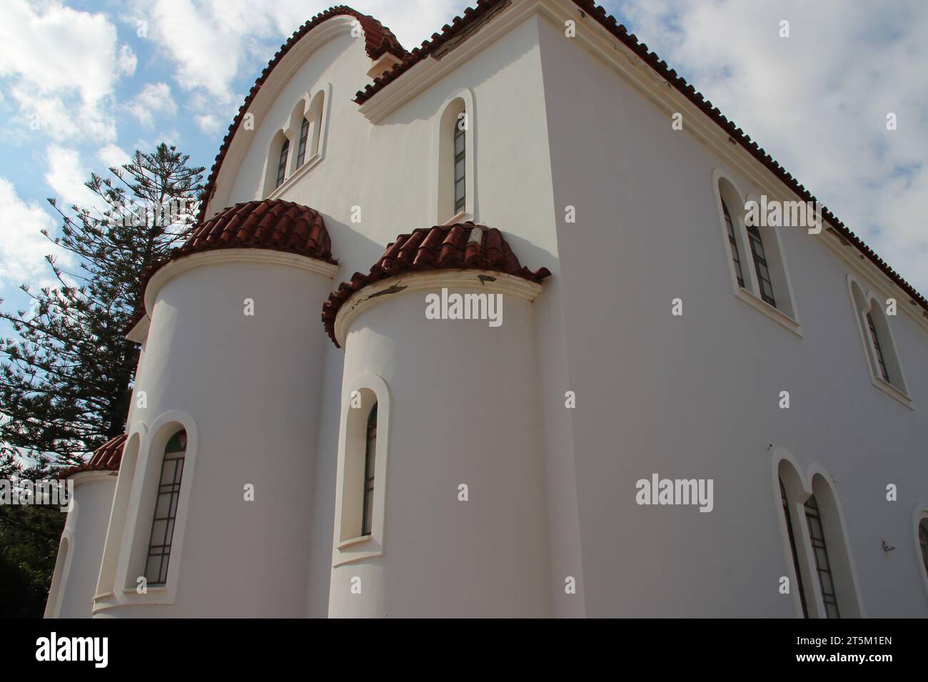 chiesa ortodossa (saint-nectaire) a rethymno a creta in grecia Foto Stock