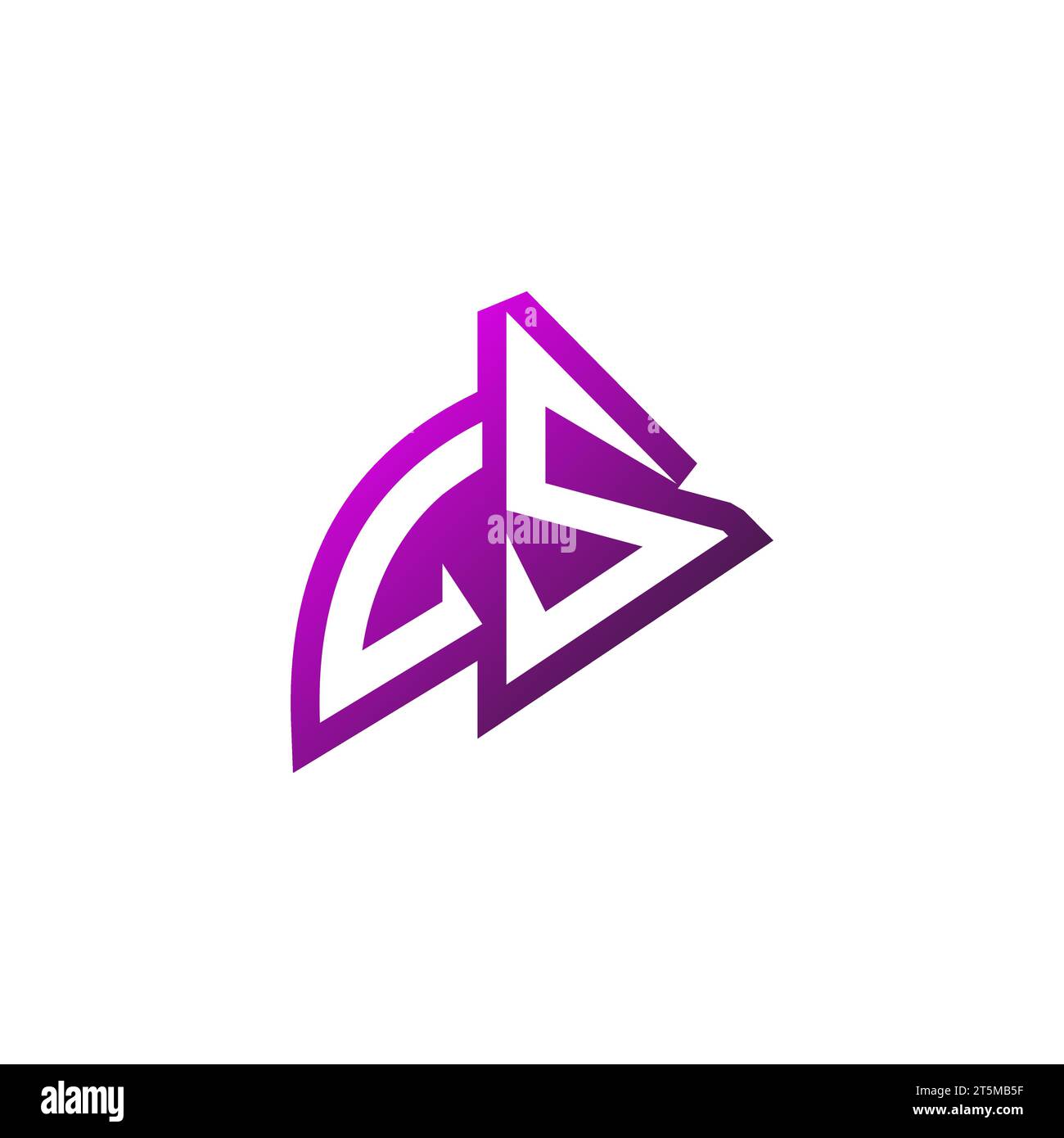 Schema iniziale del logo dell'emblema LS Premium e concetto di design per il gaming Illustrazione Vettoriale