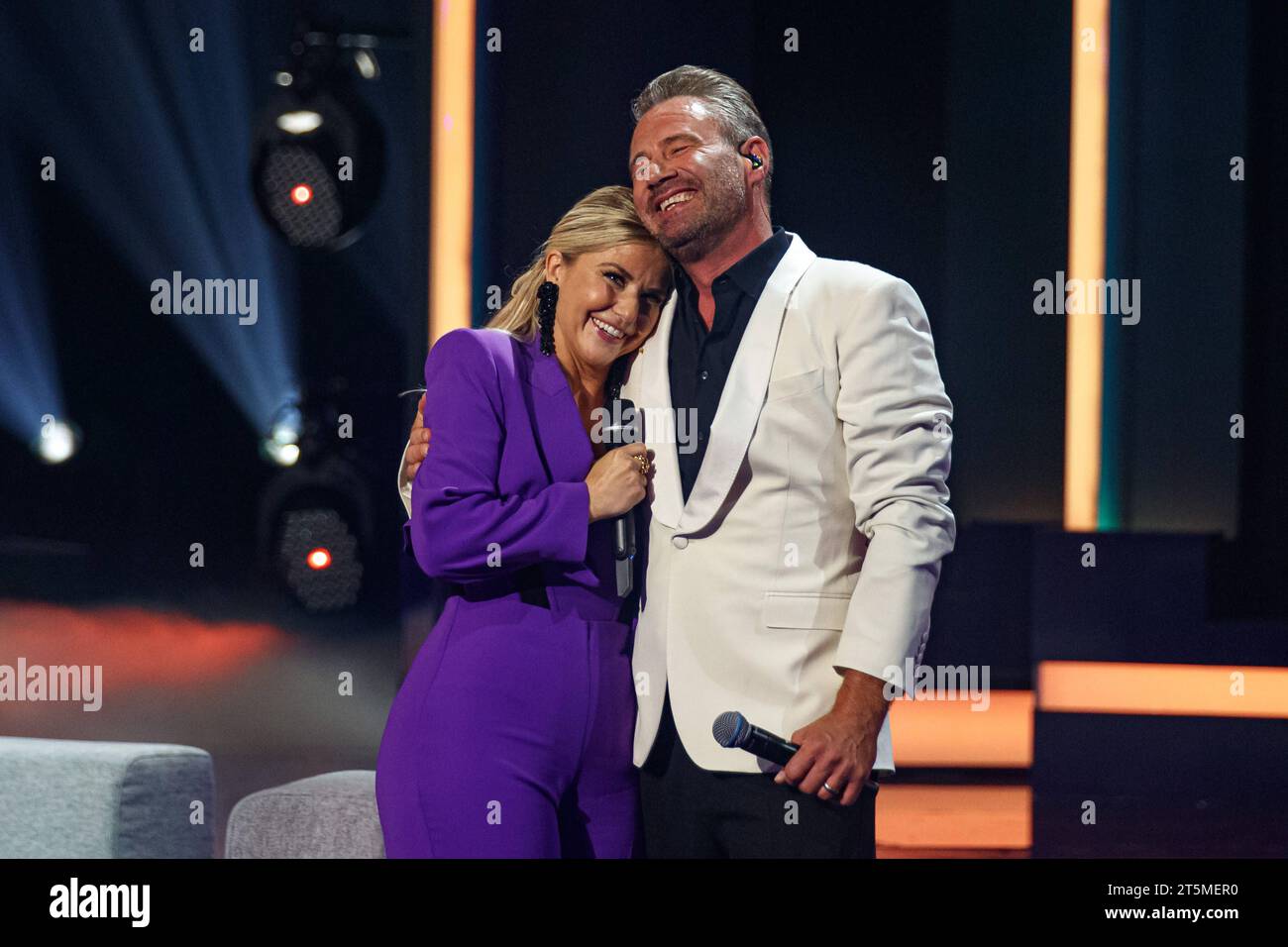 Beatrice Egli Show Beatrice Egli und Sasha Schmitz bei der TV Aufzeichnung der Beatrice Egli