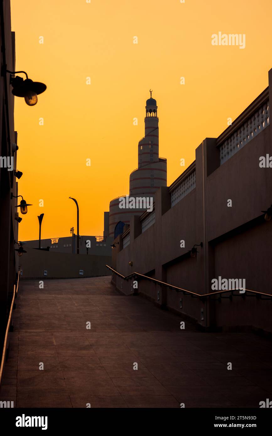 Vista mattutina del Souq Waqif doha qatar 15-11-2023 Foto Stock