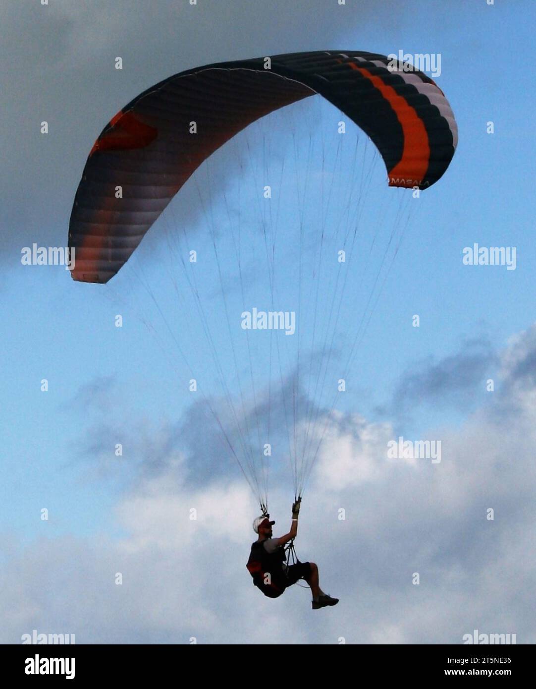 Parapendio a Pipa, Brasile Foto Stock