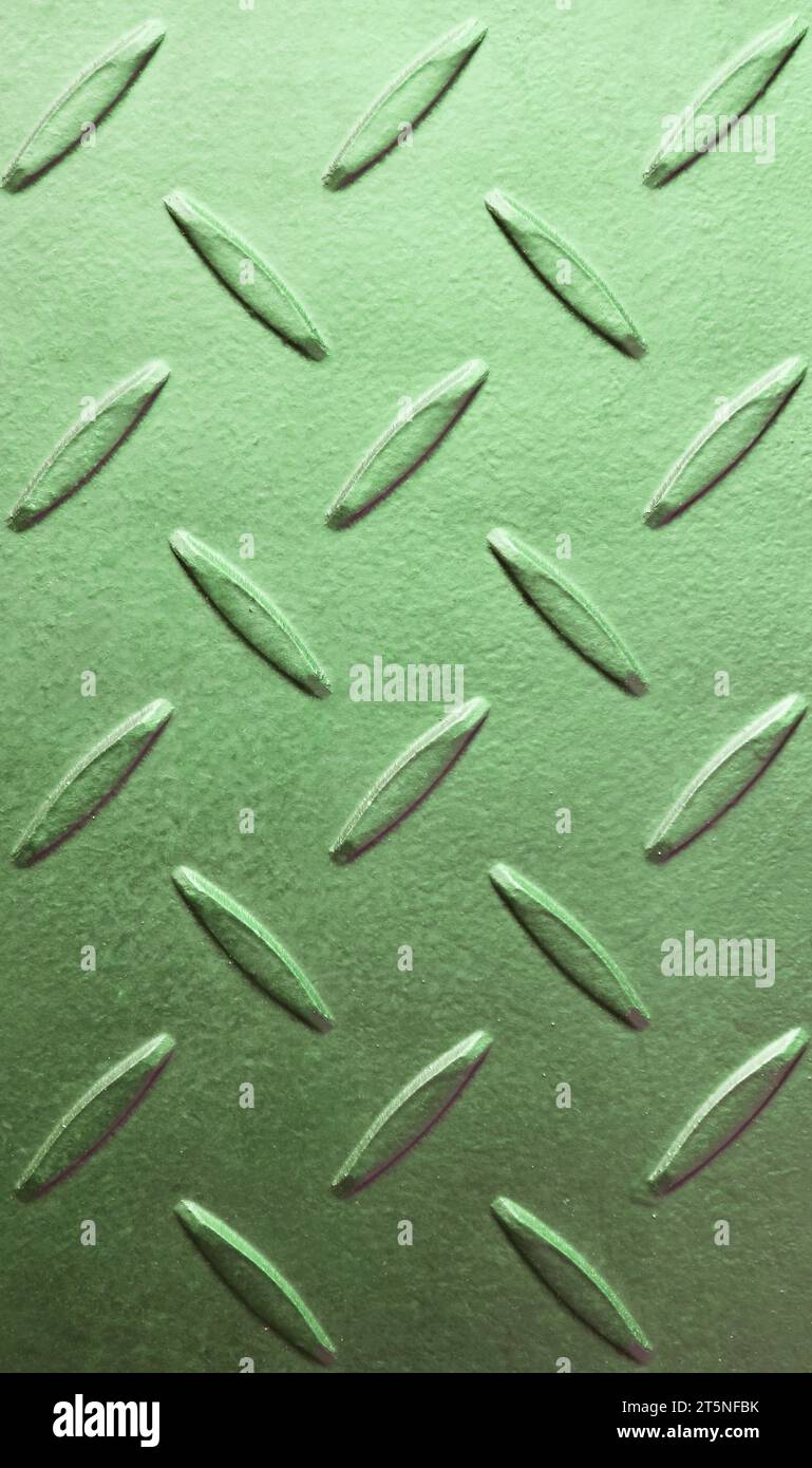 Texture artistica della superficie con fondo in metallo verde dollaro Foto Stock