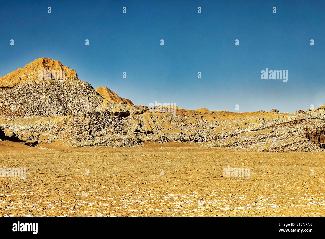 Paesaggi lunari del deserto di Atacama - Cile - San Pedro de Atacama Foto Stock
