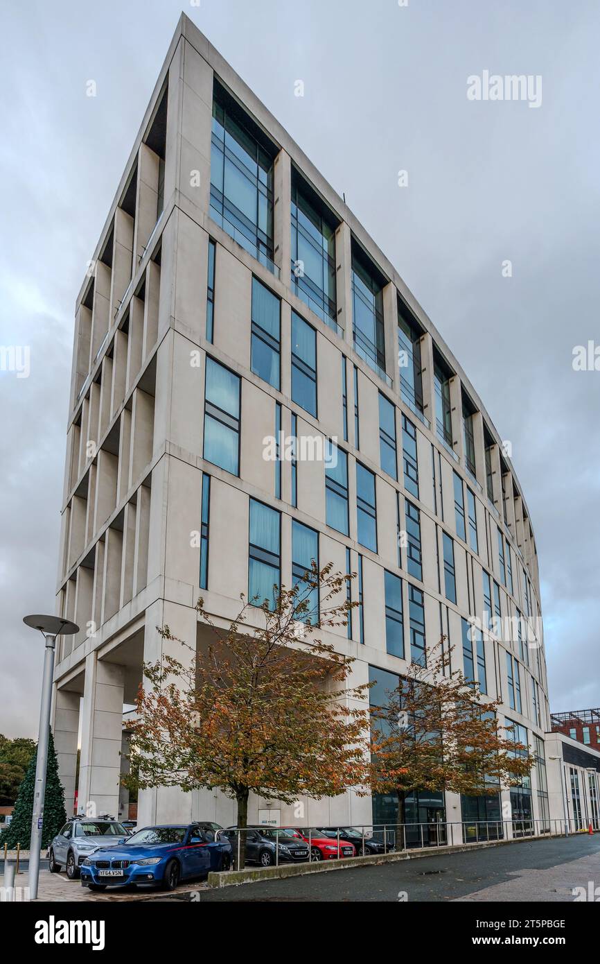 L'hotel Hilton al Chevasse Park di Liverpool. Foto Stock