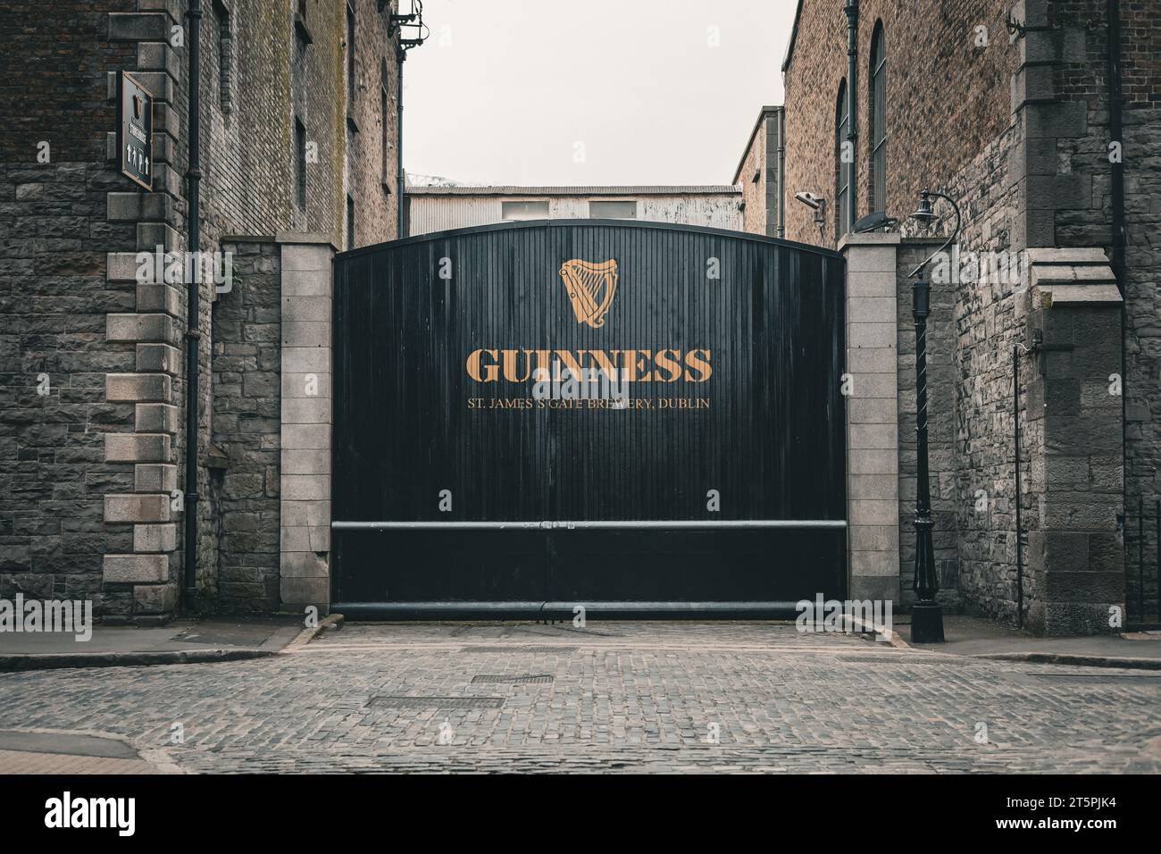 Guinness Storehouse Gates, Dublino Foto Stock
