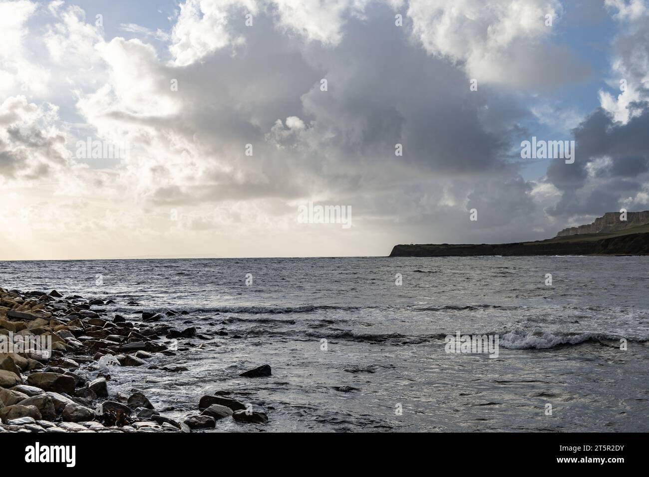 Intorno a Smedmore House Kimmeridge Bay, Isola di purbeck, gita autunnale nel Dorset UK Foto Stock