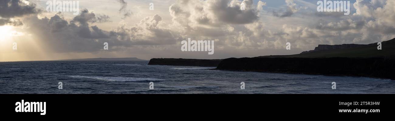 Intorno a Smedmore House Kimmeridge Bay, Isola di purbeck, gita autunnale nel Dorset UK Foto Stock