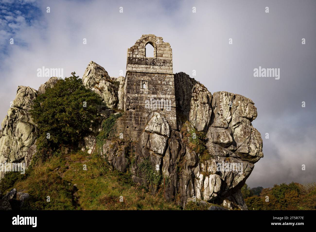 Chapel on the Rock, Roche, Cornovaglia Foto Stock