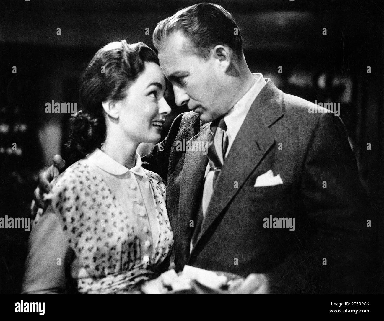 Ann Blyth, Bing Crosby, sul set del film "Top o" the Morning", Paramount Pictures, 1949 Foto Stock