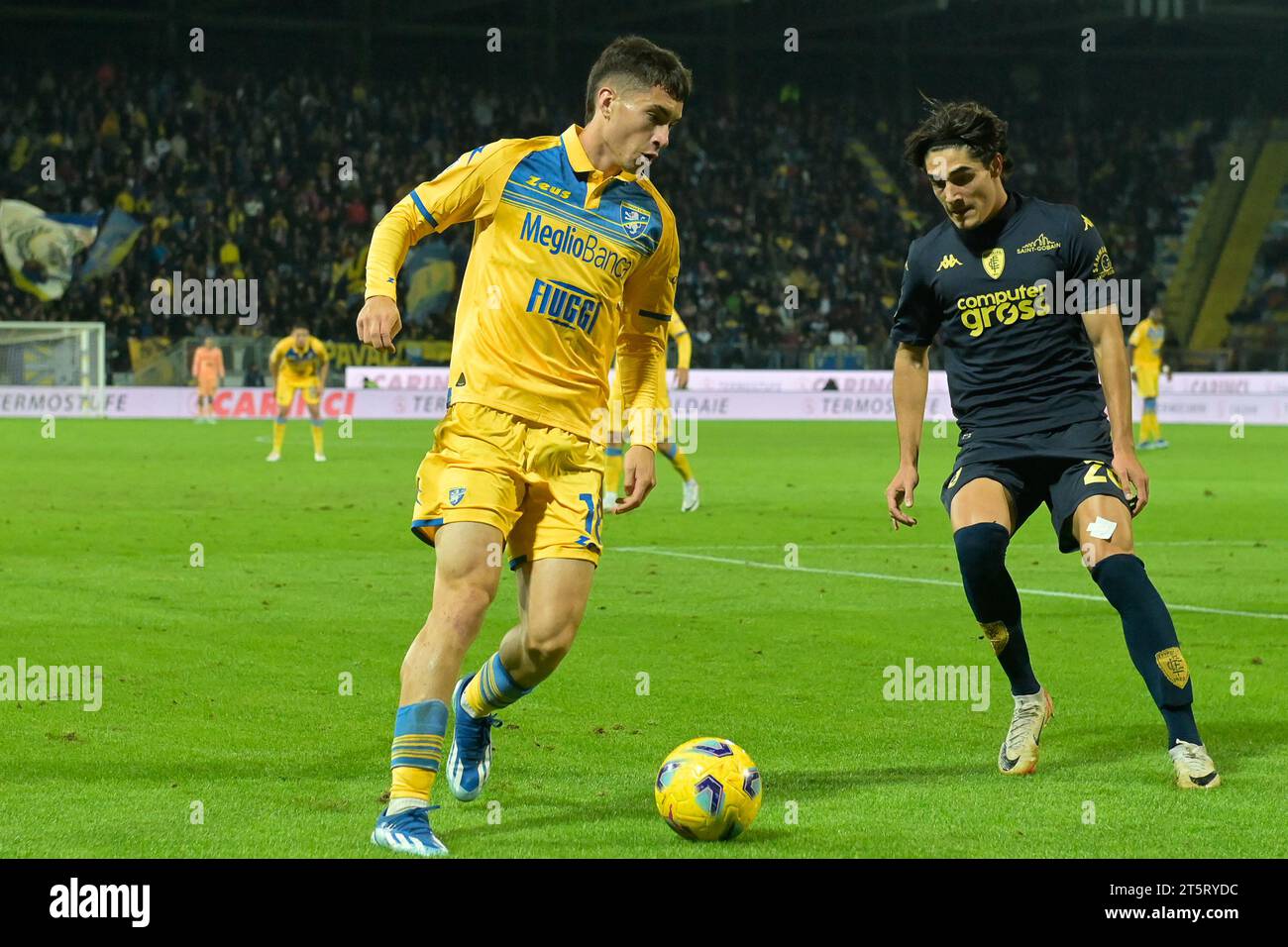 Frosinone, Italia, 6 Nov, 2023 Matias Soule of Frosinone alla partita di calcio Frosinone vs Empoli serie A Credit:Roberto Ramaccia/Alamy Live News Foto Stock