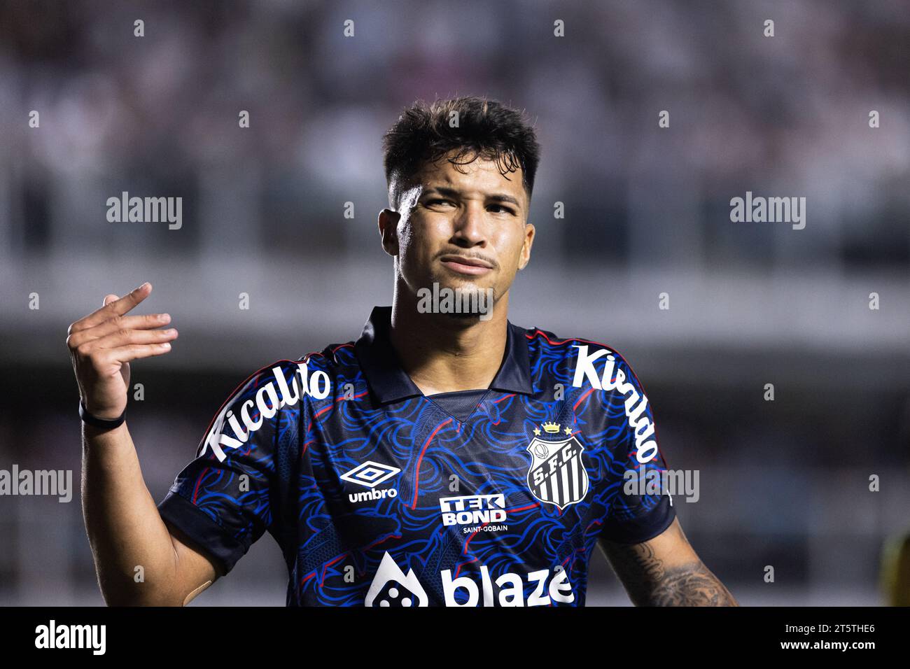 Santos, Brasile. 6 novembre 2023. SP - SANTOS - 06/11/2023 - BRAZILIAN A 2023, SANTOS (foto di Abner Dourado/AGIF/Sipa USA) credito: SIPA USA/Alamy Live News Foto Stock