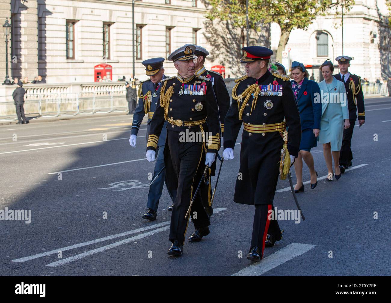 Londra, Regno Unito. 7 novembre 2023. L'apertura statale del Parlamento segna l'inizio formale dell'anno parlamentare e stabilisce l'ordine del giorno del governo per la sessione 2023-24, delineando le politiche e la legislazione proposte. Credito: Richard Lincoln/Alamy Live News credito: Richard Lincoln/Alamy Live News Foto Stock