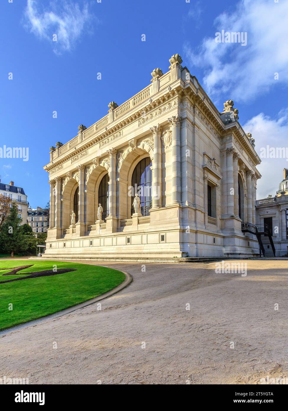 Esterno del Palais Galliera, museo della moda e dell'abbigliamento, sull'Avenue du Président Wilson, Parigi 16, Francia. Foto Stock