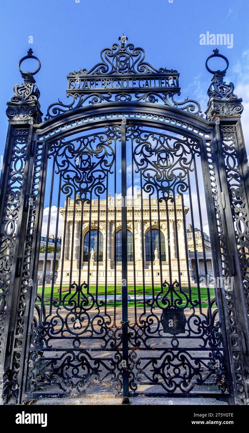 Esterno del Palais Galliera, museo della moda e dell'abbigliamento, sull'Avenue du Président Wilson, Parigi 16, Francia. Foto Stock