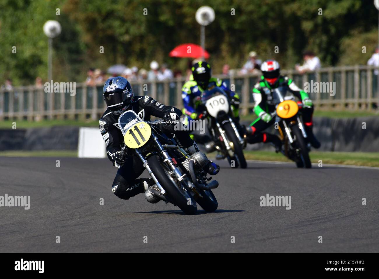 Josh Brookes, Norbert Rebholz, BMW Kaczor R50S, Barry Sheene Memorial Trophy, due piloti per bicicletta che gareggiano in ognuna delle due gare di 25 minuti Foto Stock