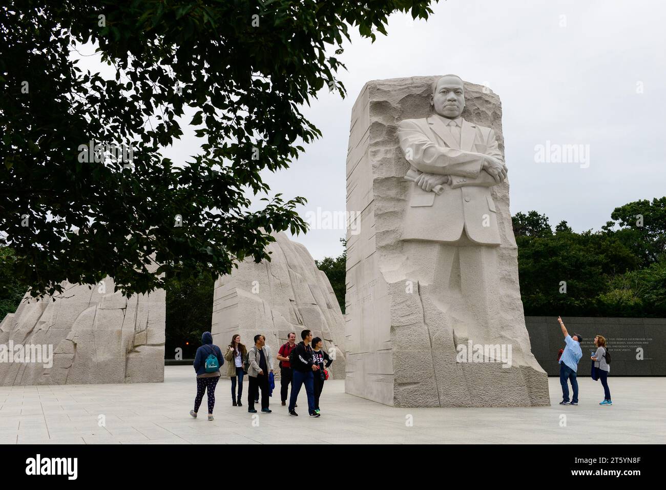 USA, Washington, National Mall, Memorial for Martin Luther King Junior 1929-1968, il famoso pastore e attivista nero per i diritti civili Foto Stock