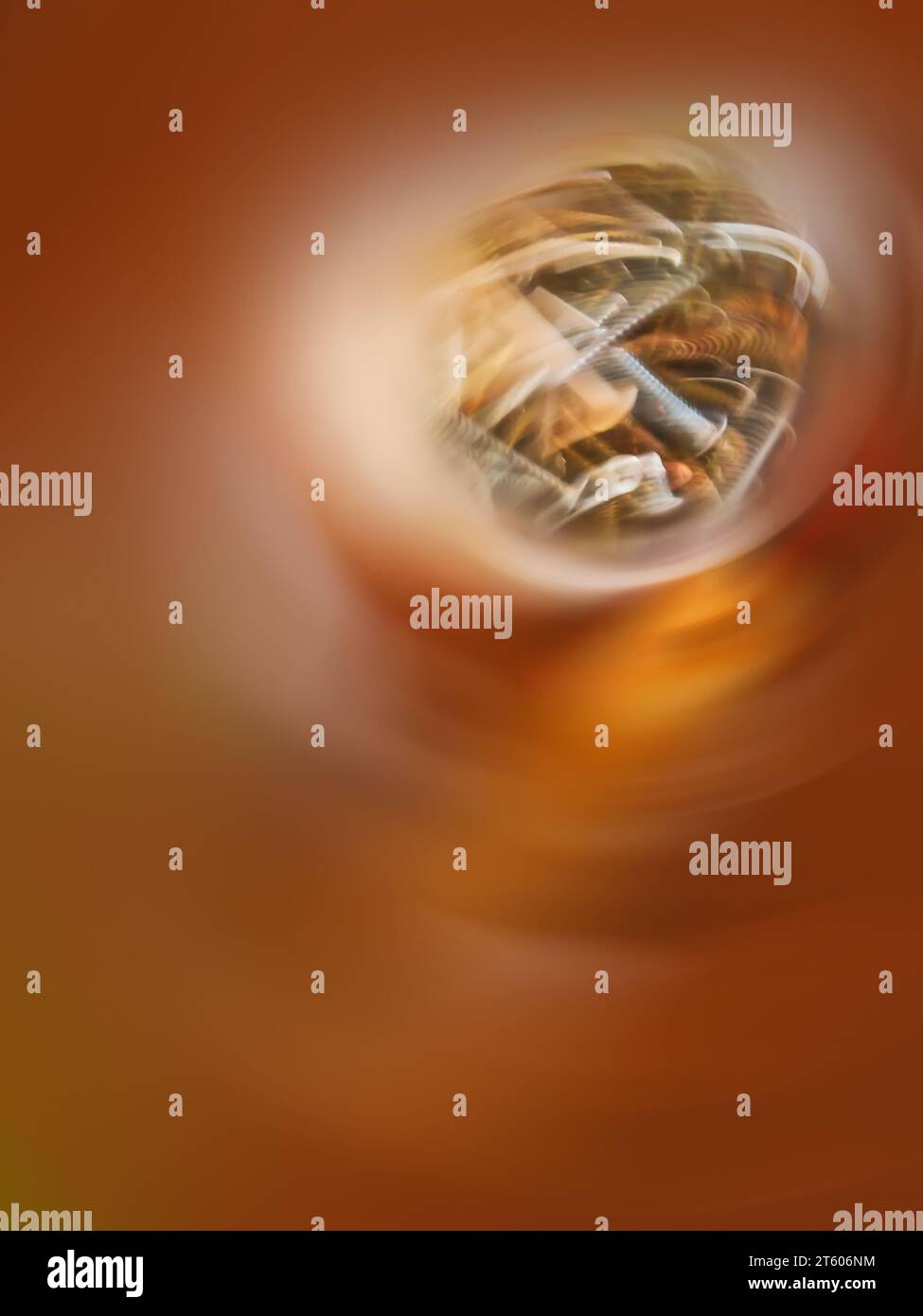 Ristrutturazione dell'interno sfocato sfondo bokeh. Concetto di ristrutturazione e appartamento prima del restauro tessuto sfocato per il vostro design. Foto Stock