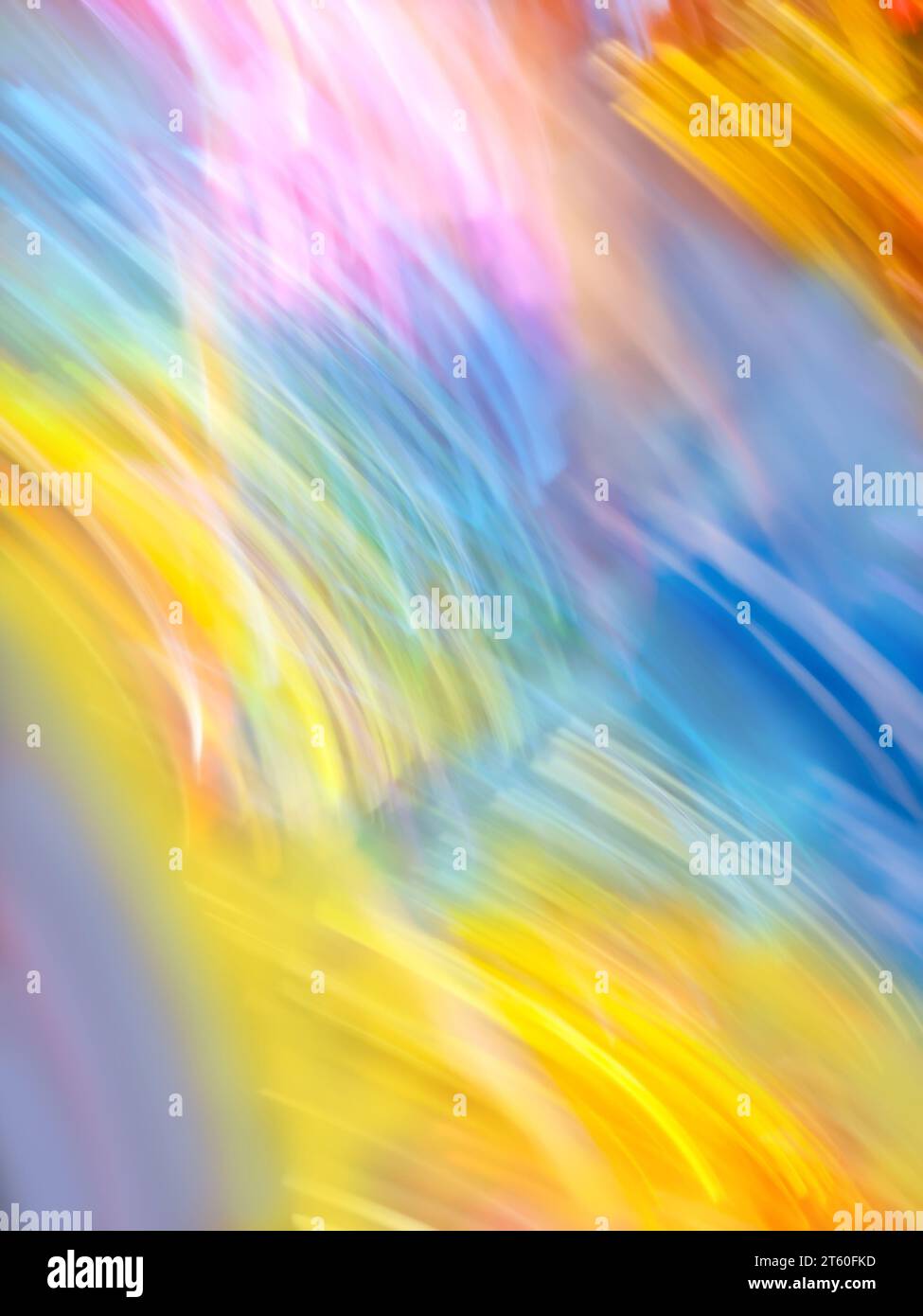 Disegno con luce con una velocità dell'otturatore lunga. Foto Stock