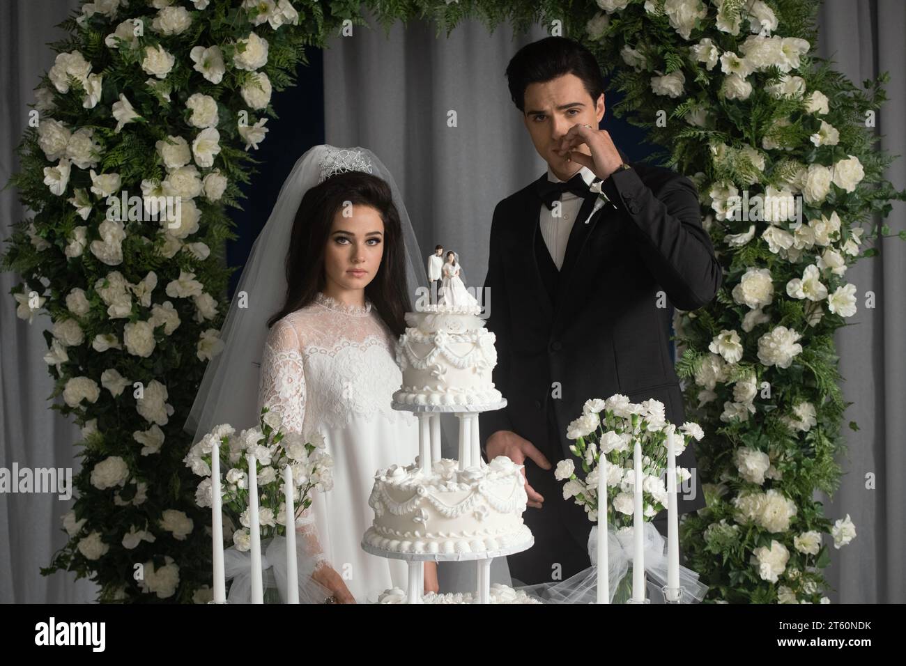 Priscilla Jacob Elordi e Cailee Spaeny Foto Stock