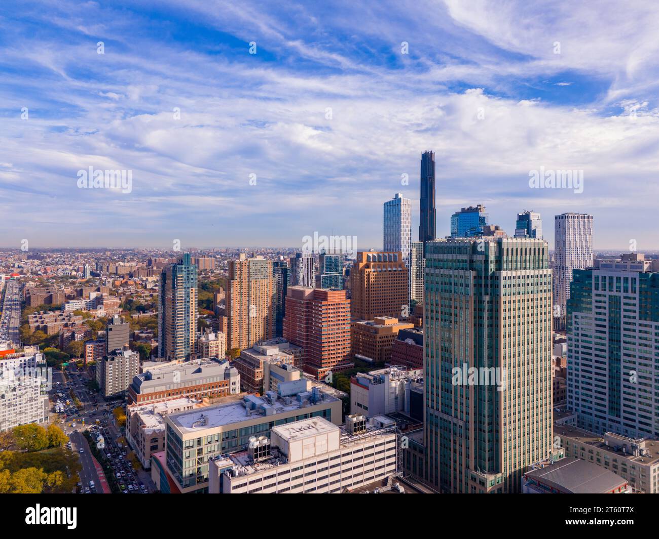 Drone aereo foto Brooklyn New York 2023 Foto Stock